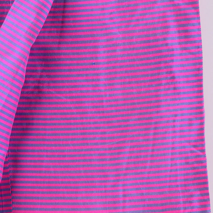 70'S UNKNOWN Border Pattern Maxi Length Tight Skirt Women's S Vintage /evb004515