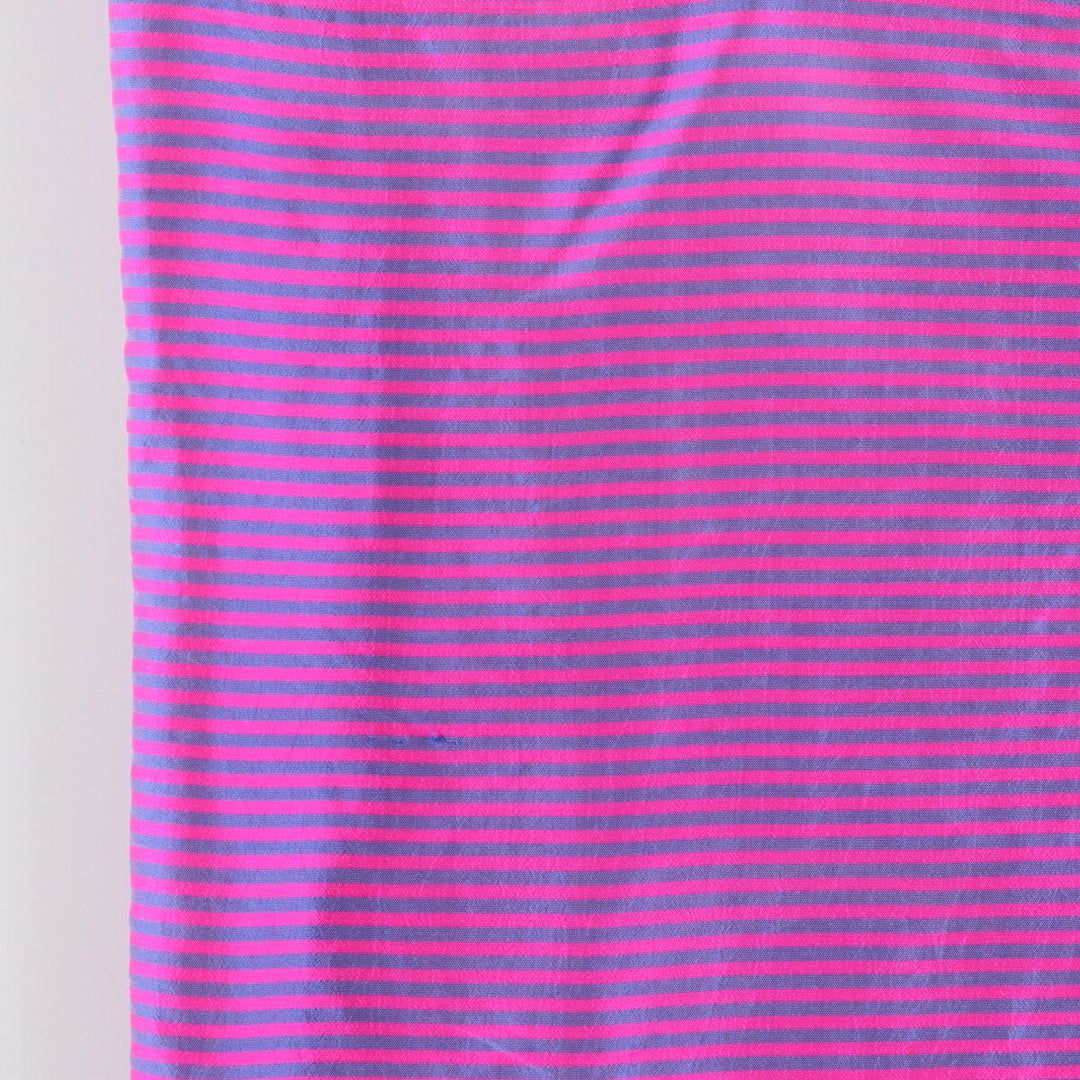 70'S UNKNOWN Border Pattern Maxi Length Tight Skirt Women's S Vintage /evb004515