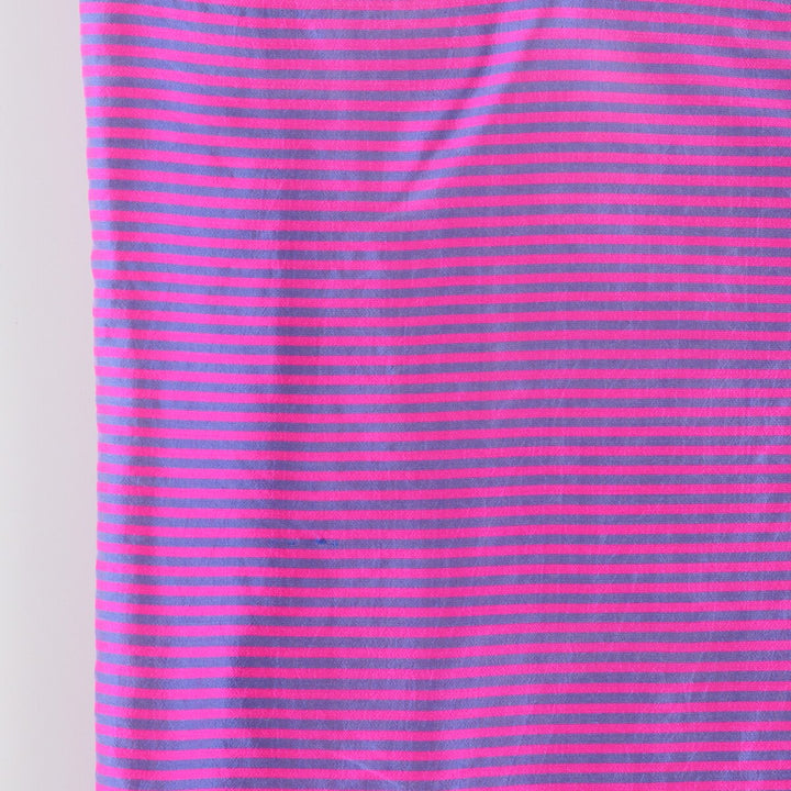 70'S UNKNOWN Border Pattern Maxi Length Tight Skirt Women's S Vintage /evb004515