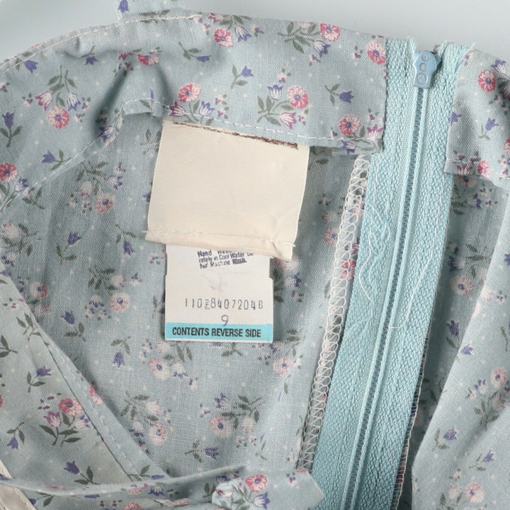 70'S Gunne Sax Floral Camisole Dress Made in USA Women's M Vintage /evb004552