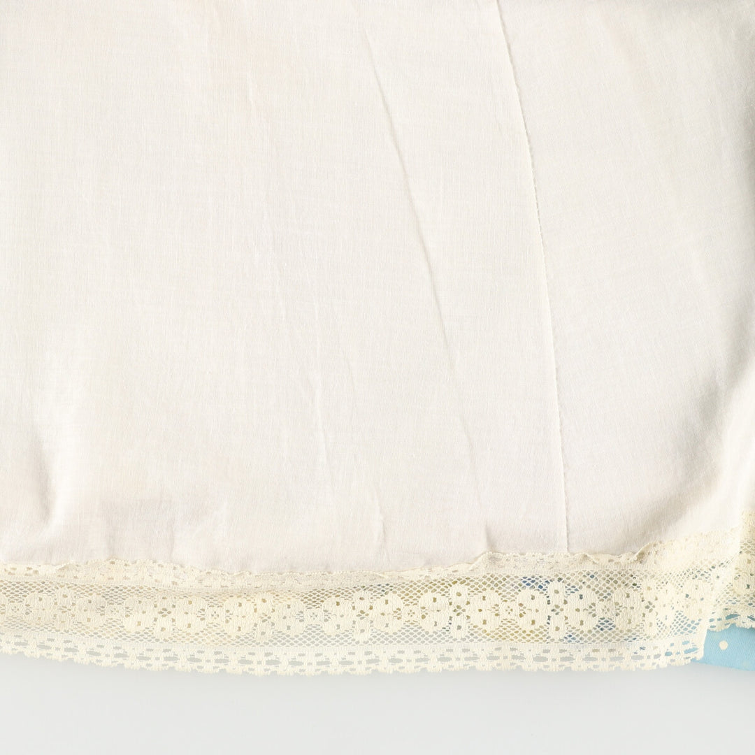 70'S CHESSA DAVIS all-over patchwork cotton maxi-length flared skirt made in USA women's XXL vintage /evb004567