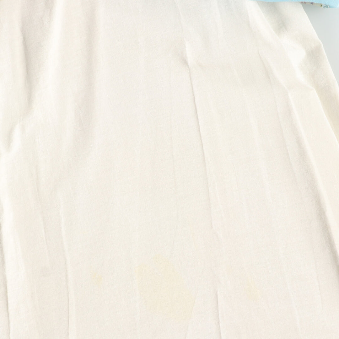 70'S CHESSA DAVIS all-over patchwork cotton maxi-length flared skirt made in USA women's XXL vintage /evb004567