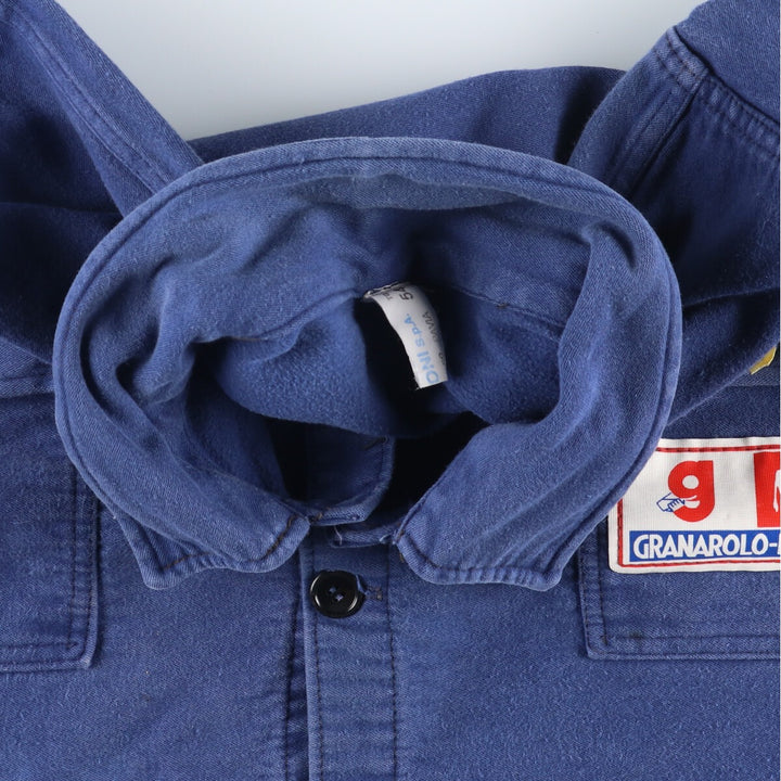 TACCONI Moleskin Euro Work Jacket Men's L Vintage /evb004604