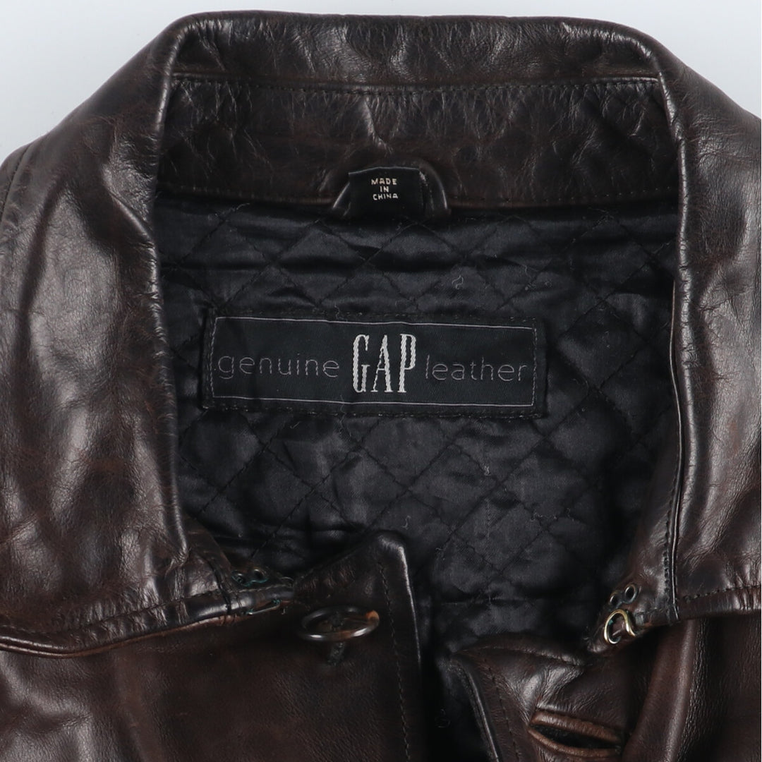 00'S GAP genuine leather jacket for men S /evb004618