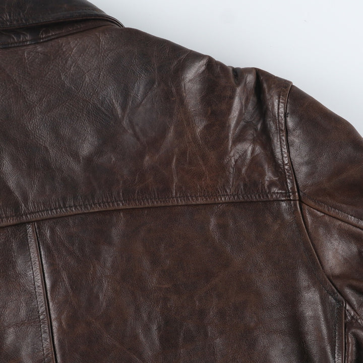 00'S GAP genuine leather jacket for men S /evb004618