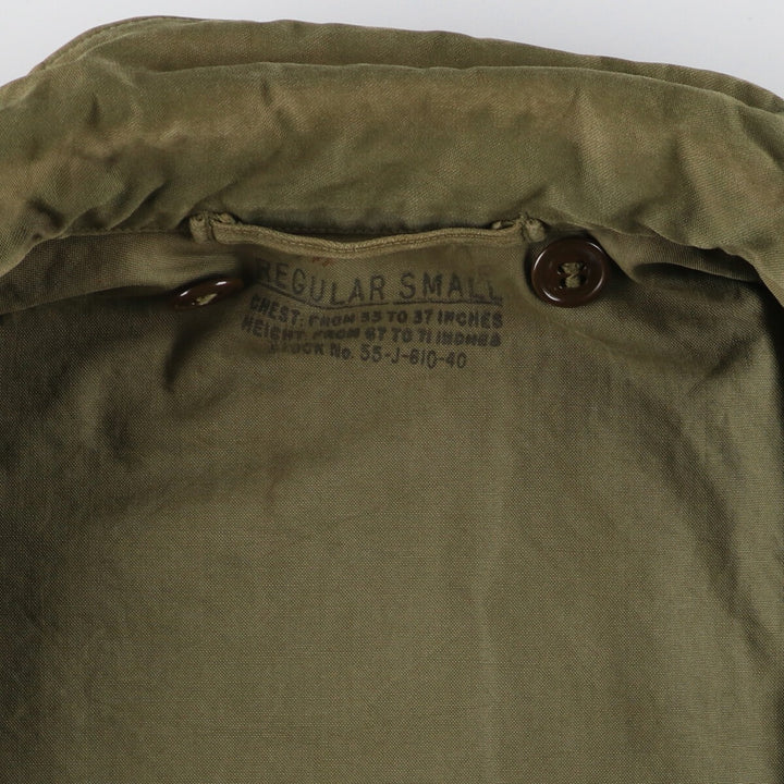 50'S US Military M-51 Military Field Jacket Made in USA REGULAR SMALL Men's S Vintage /evb004659