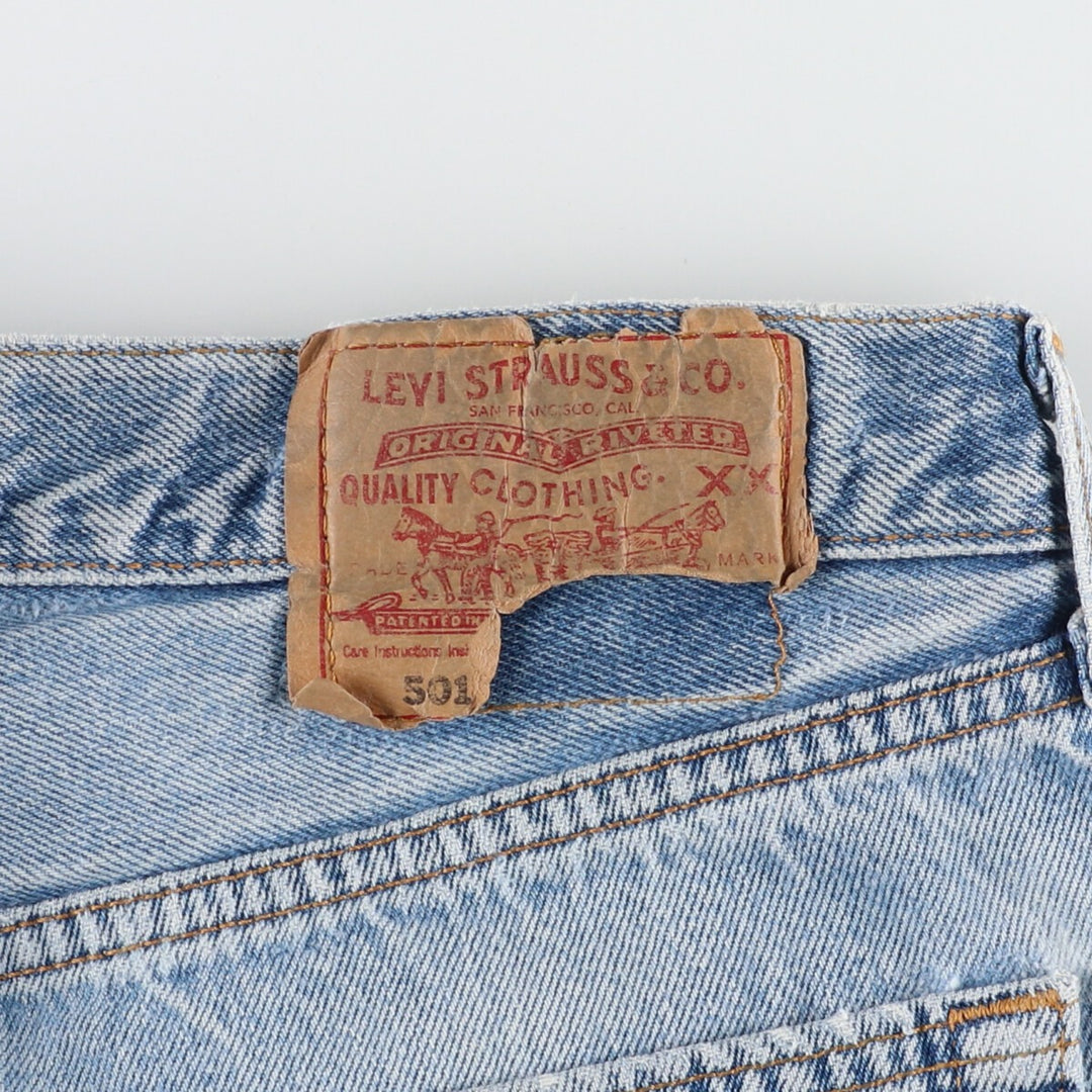 90'S Levi's 501 Straight Denim Pants Made in USA Men's W34 Vintage /evb004700