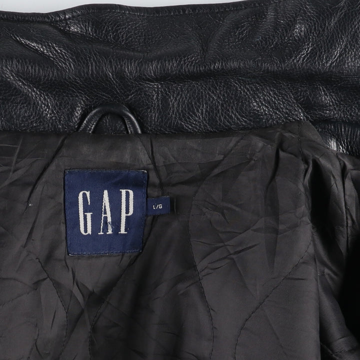 90s~00'S GAP Old Gap Leather Car Coat Men's Size L Vintage /evb004711