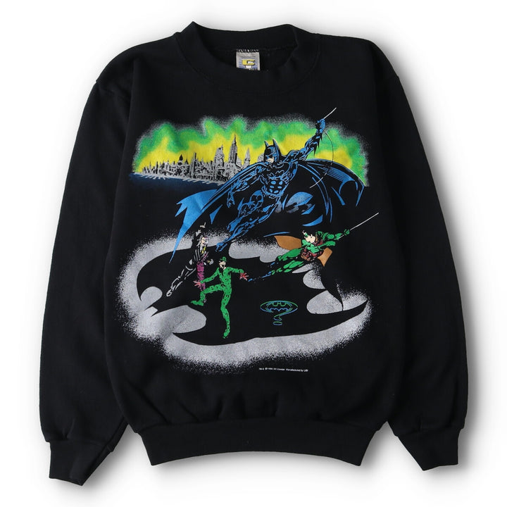 90'S CAMPETITOR BATMAN Batman character sweatshirt, made in USA, women's M, vintage /evb004725