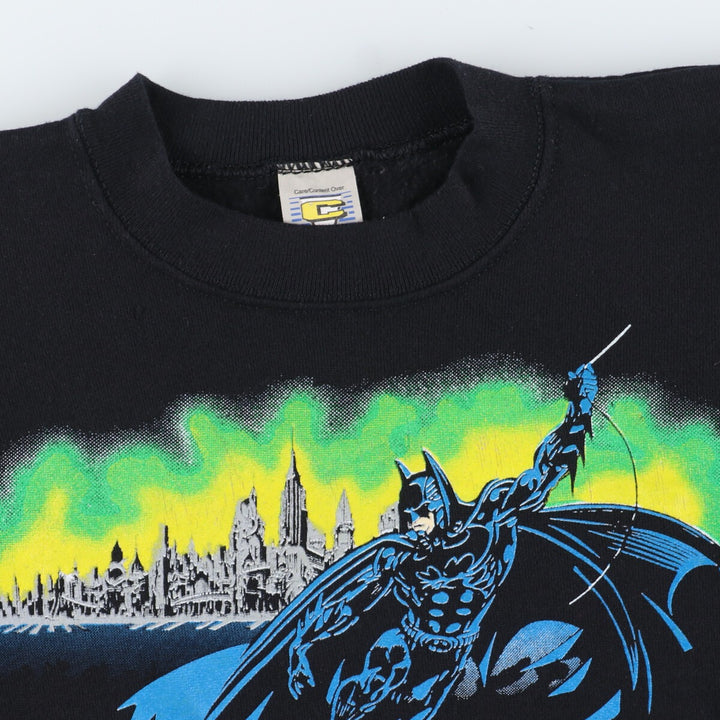 90'S CAMPETITOR BATMAN Batman character sweatshirt, made in USA, women's M, vintage /evb004725