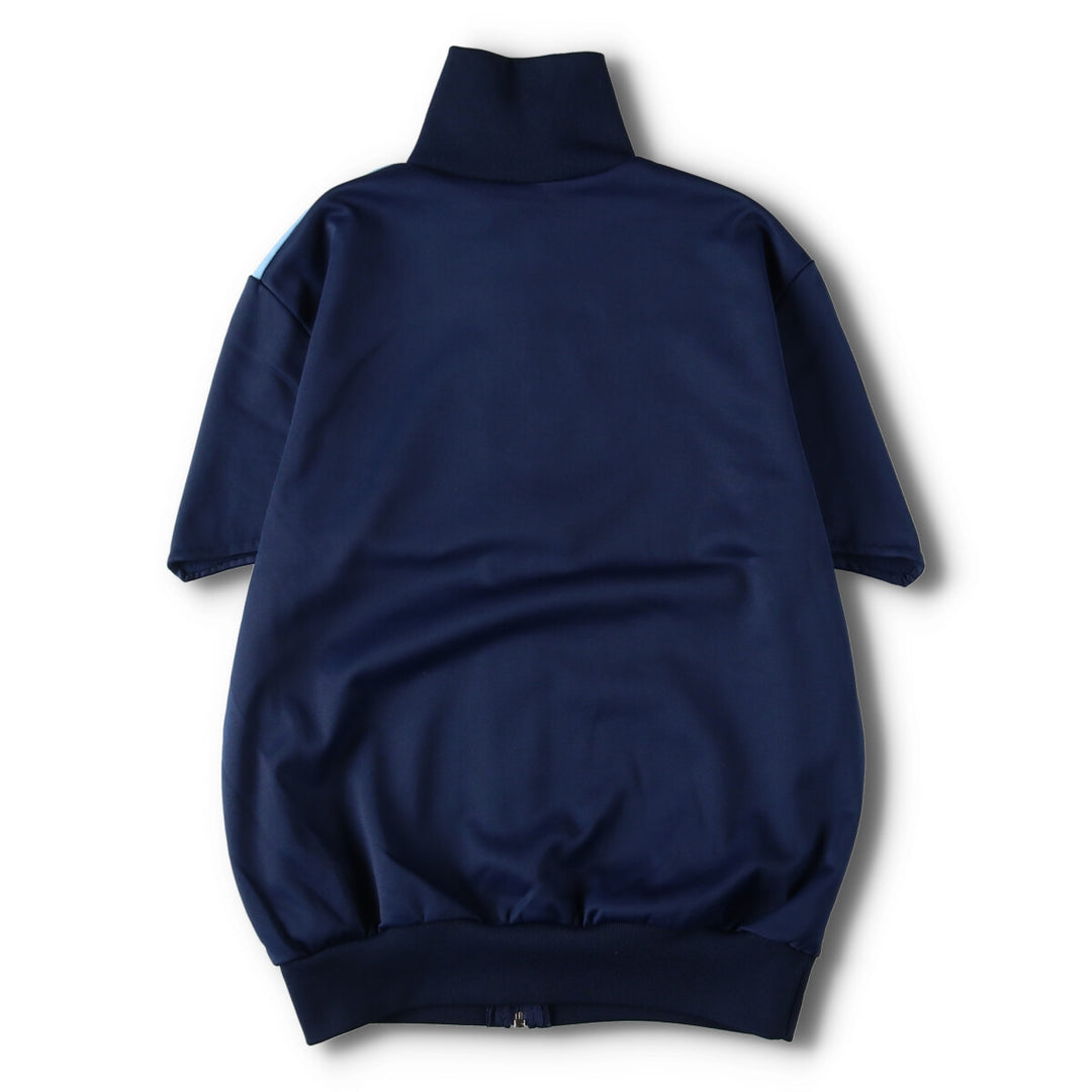 70'S adidas VENTEX Trefoil logo short sleeve jersey track jacket made in France women's M vintage /evb004760