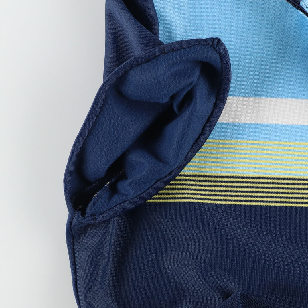 70'S adidas VENTEX Trefoil logo short sleeve jersey track jacket made in France women's M vintage /evb004760