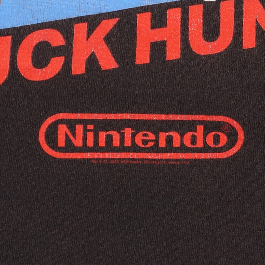 00'S DELTA Nintendo DUCK HUNT Advertising T-shirt Men's M /evb004780