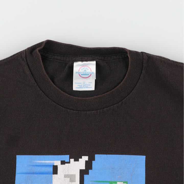 00'S DELTA Nintendo DUCK HUNT Advertising T-shirt Men's M /evb004780
