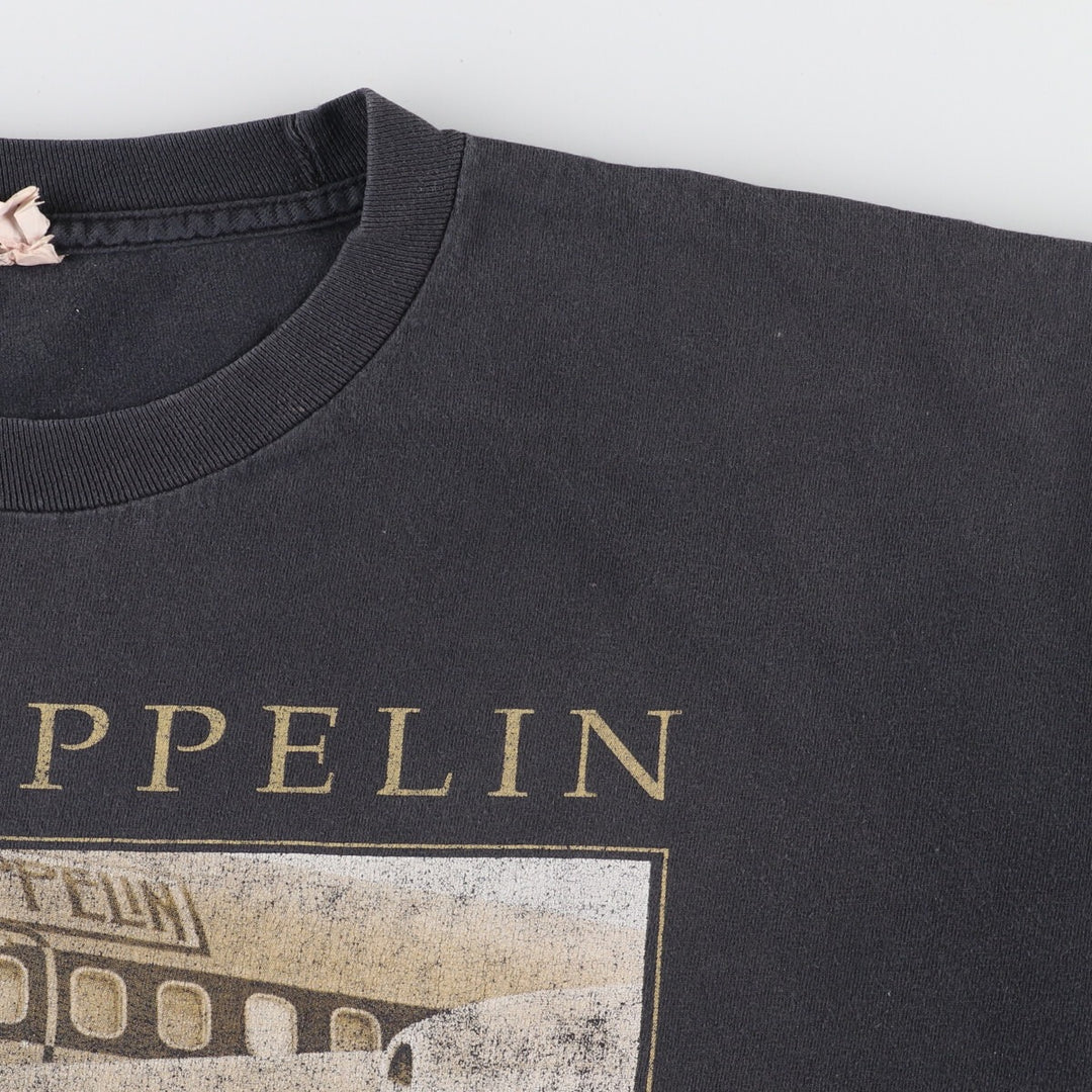 00'S ALSTYLE APPAREL ACTIVEWEAR LED ZEPPELIN Band T-shirt, Men's XL /evb004783