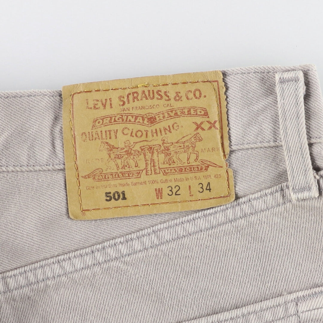 90'S Levi's 501-0648 Straight Denim Pants Made in USA Men's W32 Vintage /evb004803