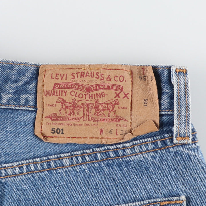 90'S Levi's 501-0193 Straight Denim Pants Made in USA Men's W35 Vintage /evb004806