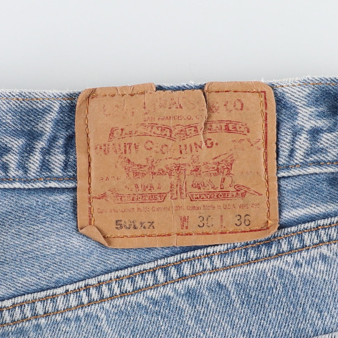 90'S Levi's 501-0000 Straight Denim Pants Made in USA Men's W30 Vintage /evb004807