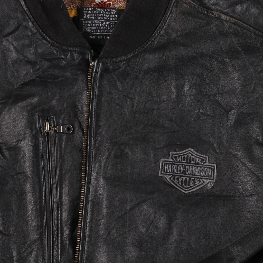 Harley Davidson Leather Blouson Men's XL /evb004818