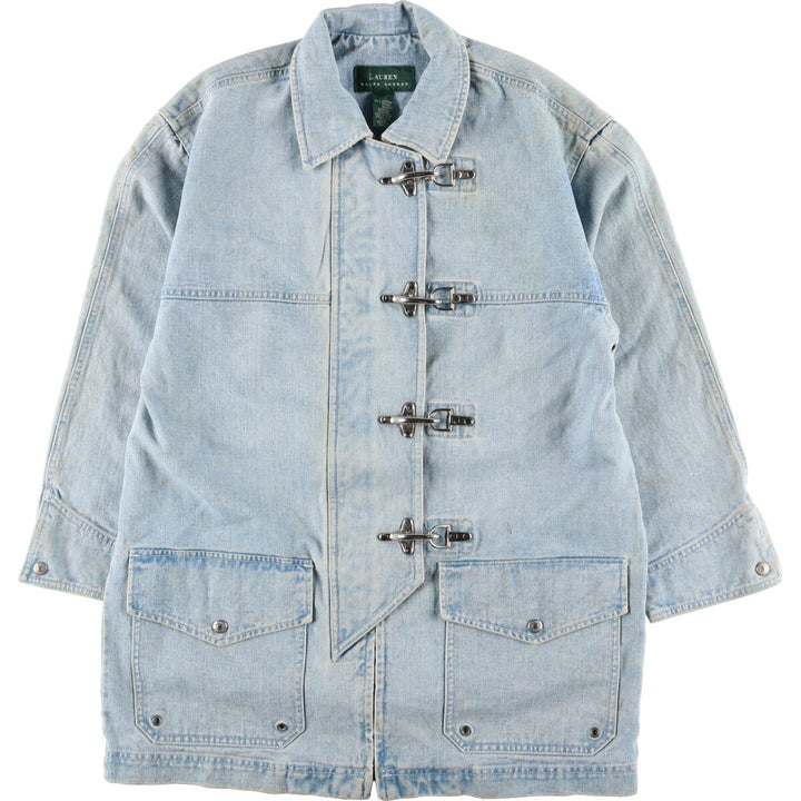 Ralph Lauren LAUREN Lauren denim fireman jacket women's L /evb004838
