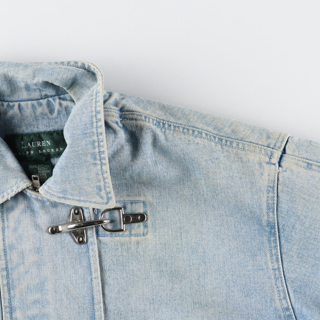 Ralph Lauren LAUREN Lauren denim fireman jacket women's L /evb004838