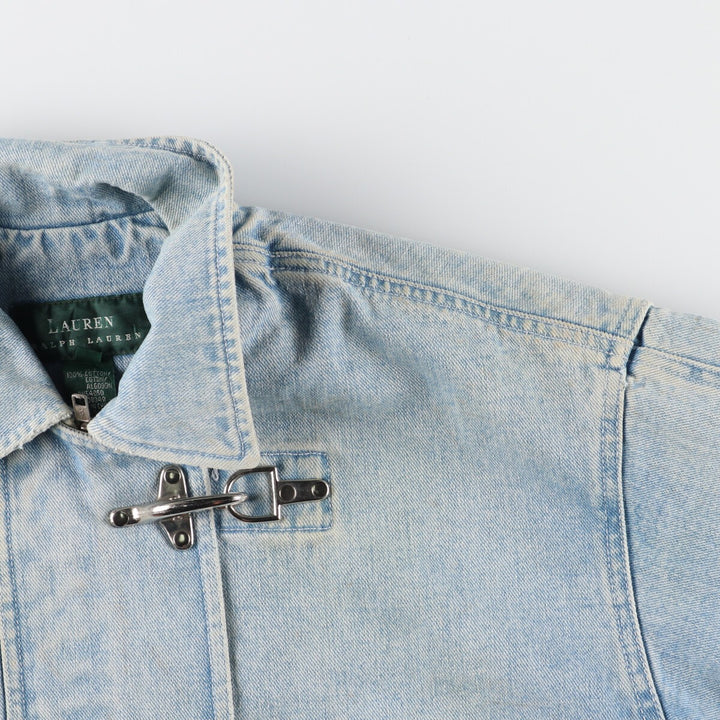 Ralph Lauren LAUREN Lauren denim fireman jacket women's L /evb004838