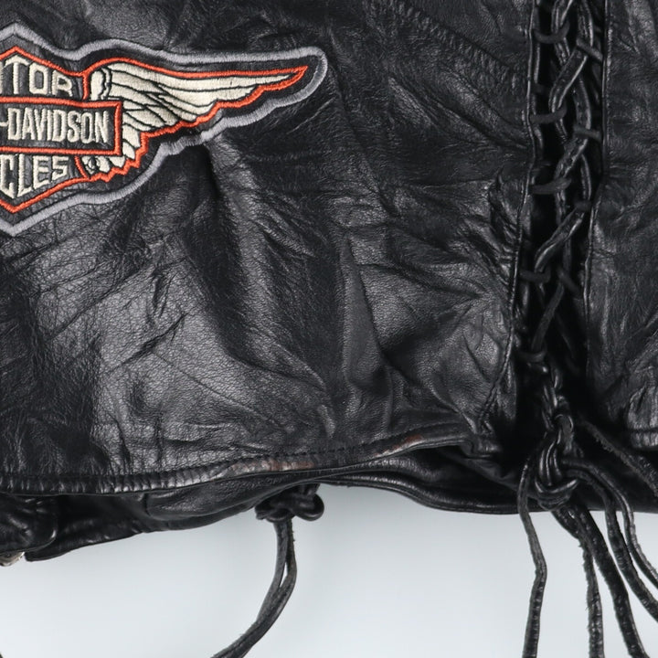 Harley-Davidson Lace-up Double Rider Jacket Women's XXL /evb004842