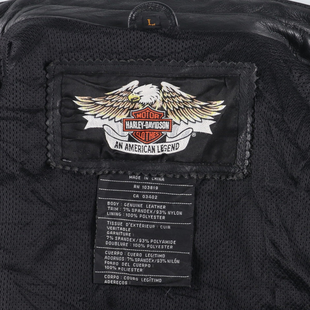 Harley-Davidson Single Rider Jacket Men's L /evb004844