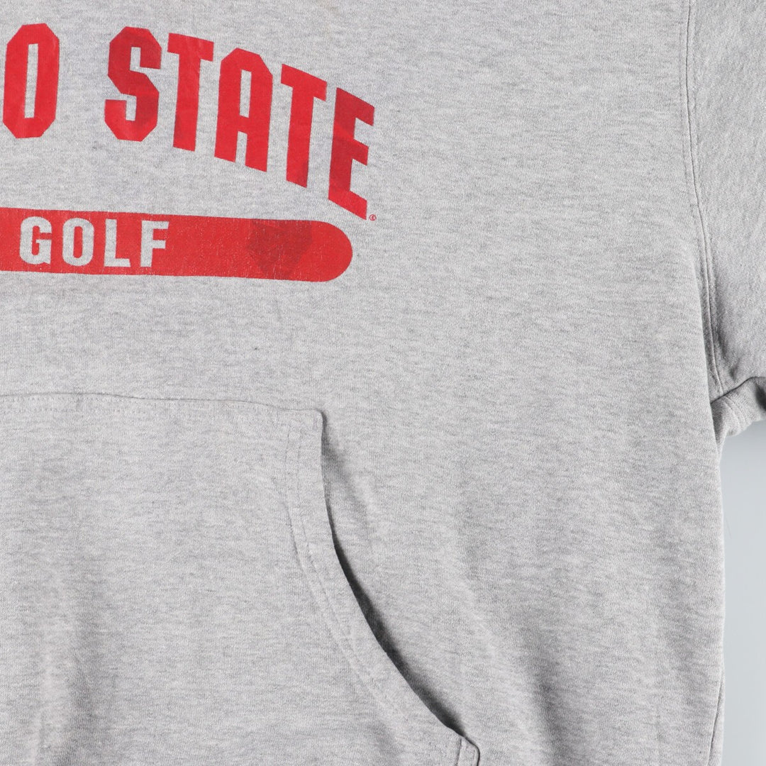 90'S Nike NIKE TEAM Ohio State University neck logo college sweatshirt pullover hoodie men's XL vintage /evb004845