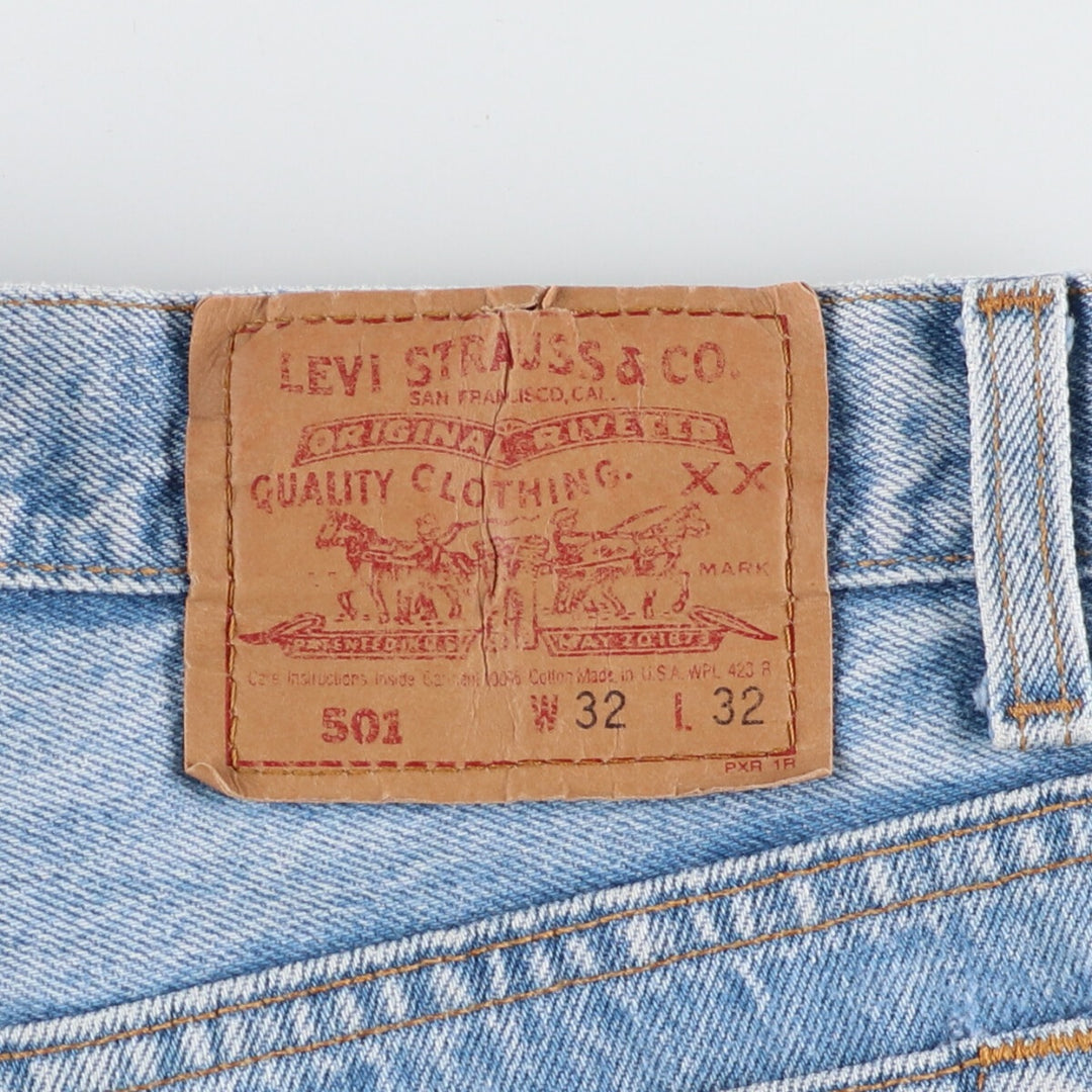 90'S Levi's 501-0191 Straight Denim Pants Made in USA Men's W33 Vintage /evb004887