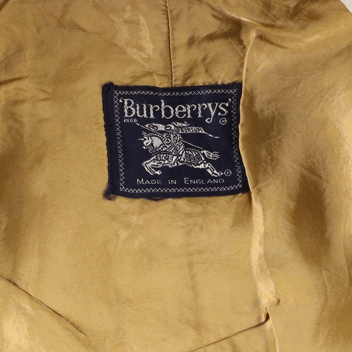 80'S Burberry's 100% cotton Balmacaan coat, made in England, men's M, vintage /evb004910