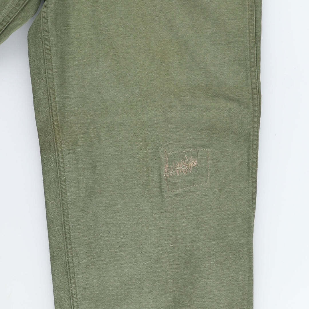 60'S Military Baker Pants Made in USA 30x33 Women's L (w28) Genuine US Military Vintage /evb004922