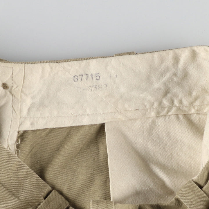 Authentic US military 60'S military chino pants, women's L (w28), vintage /evb004936