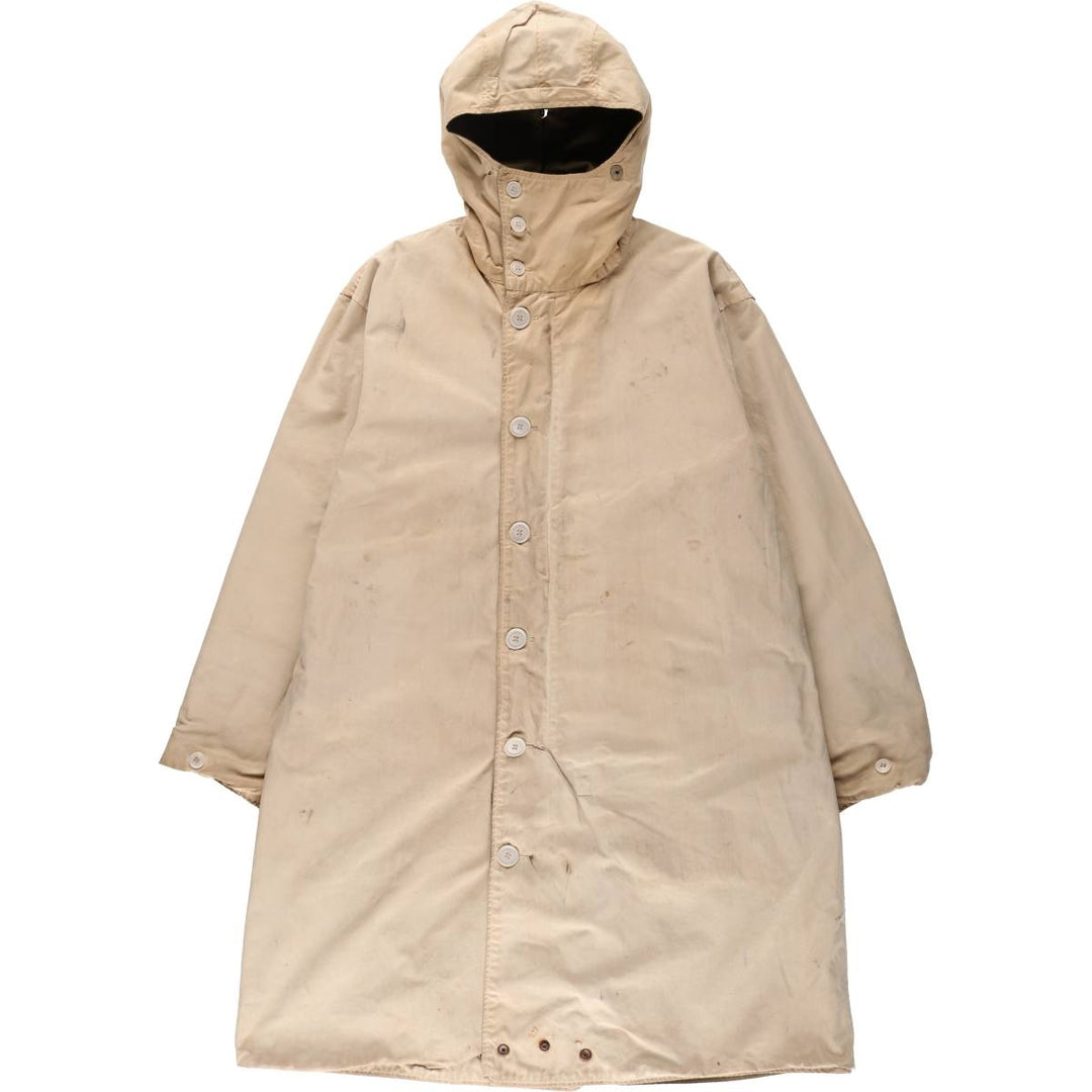 1940'S US Army genuine USARMY Mountain troops reversible military snow parka made in USA men's size L vintage unclear Khaki type sage green Vintage Second Hand