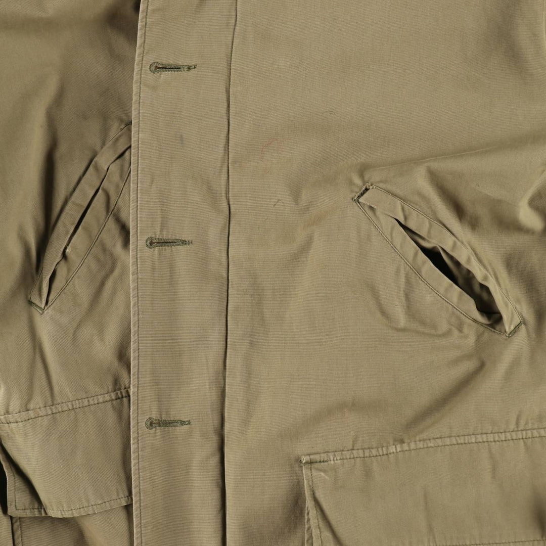 1940'S US Army genuine USARMY Mountain troops reversible military snow parka made in USA men's size L vintage unclear Khaki type sage green Vintage Second Hand