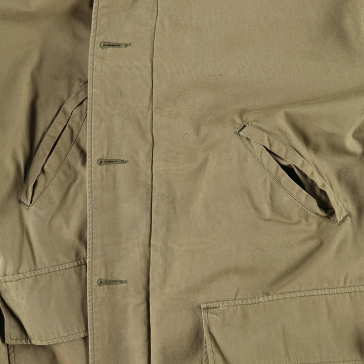 1940'S US Army genuine USARMY Mountain troops reversible military snow parka made in USA men's size L vintage unclear Khaki type sage green Vintage Second Hand