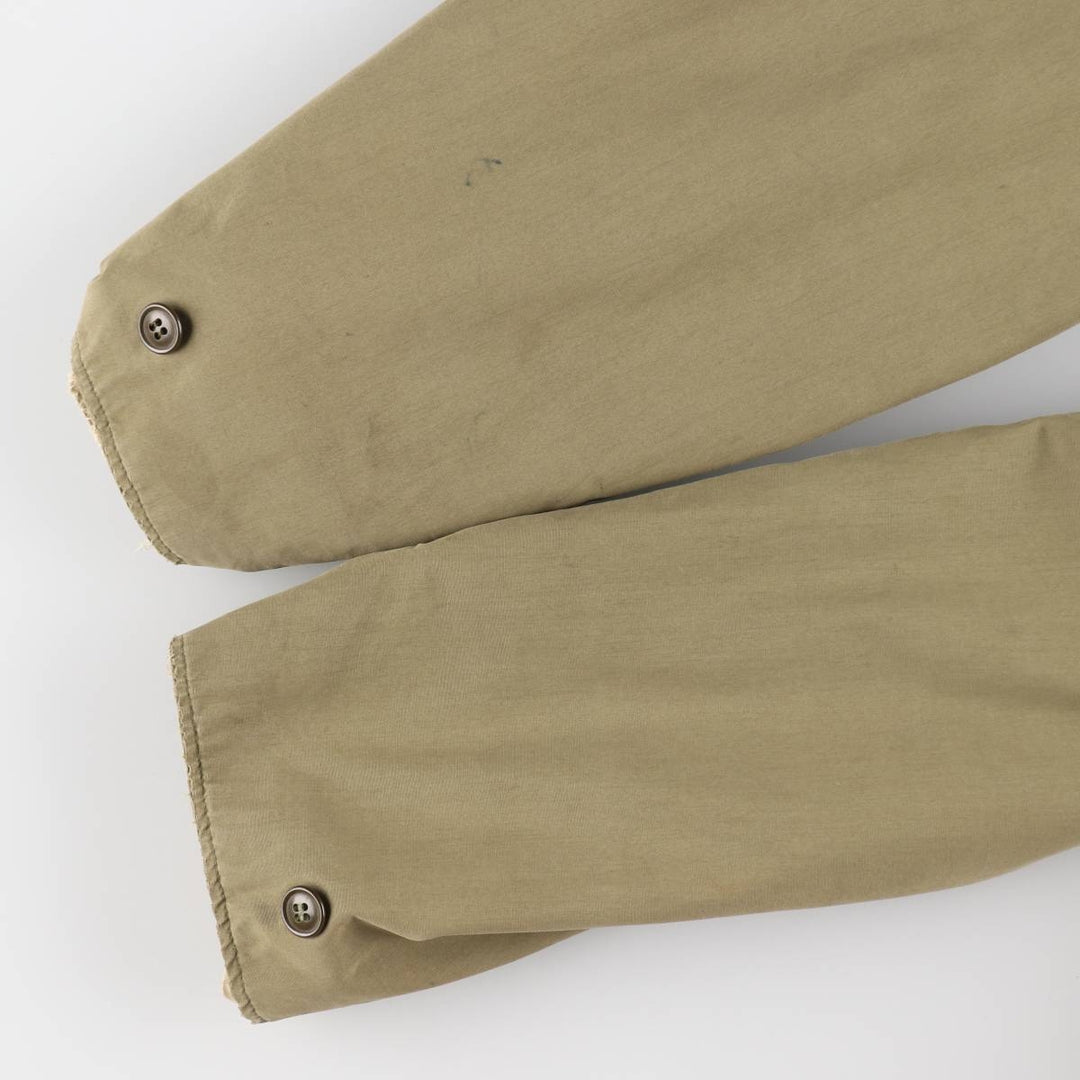 1940'S US Army genuine USARMY Mountain troops reversible military snow parka made in USA men's size L vintage unclear Khaki type sage green Vintage Second Hand