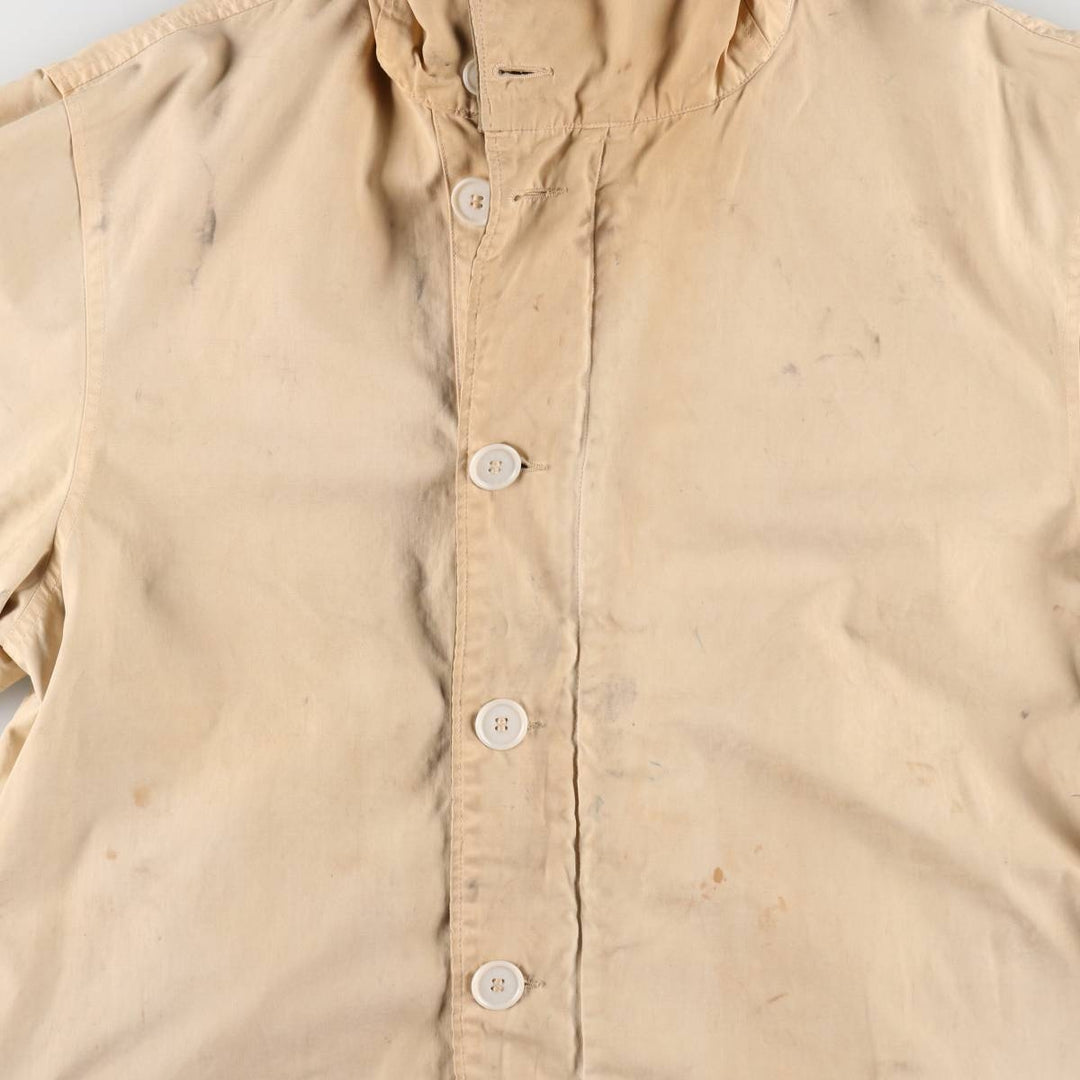 1940'S US Army genuine USARMY Mountain troops reversible military snow parka made in USA men's size L vintage unclear Khaki type sage green Vintage Second Hand