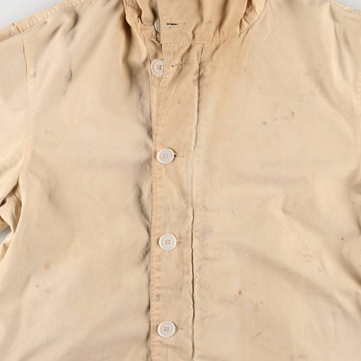 1940'S US Army genuine USARMY Mountain troops reversible military snow parka made in USA men's size L vintage unclear Khaki type sage green Vintage Second Hand