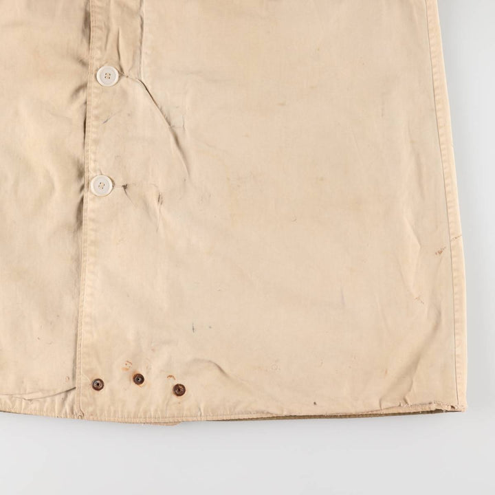 1940'S US Army genuine USARMY Mountain troops reversible military snow parka made in USA men's size L vintage unclear Khaki type sage green Vintage Second Hand