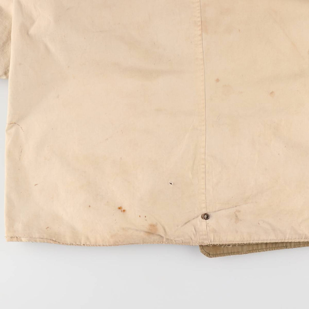 1940'S US Army genuine USARMY Mountain troops reversible military snow parka made in USA men's size L vintage unclear Khaki type sage green Vintage Second Hand