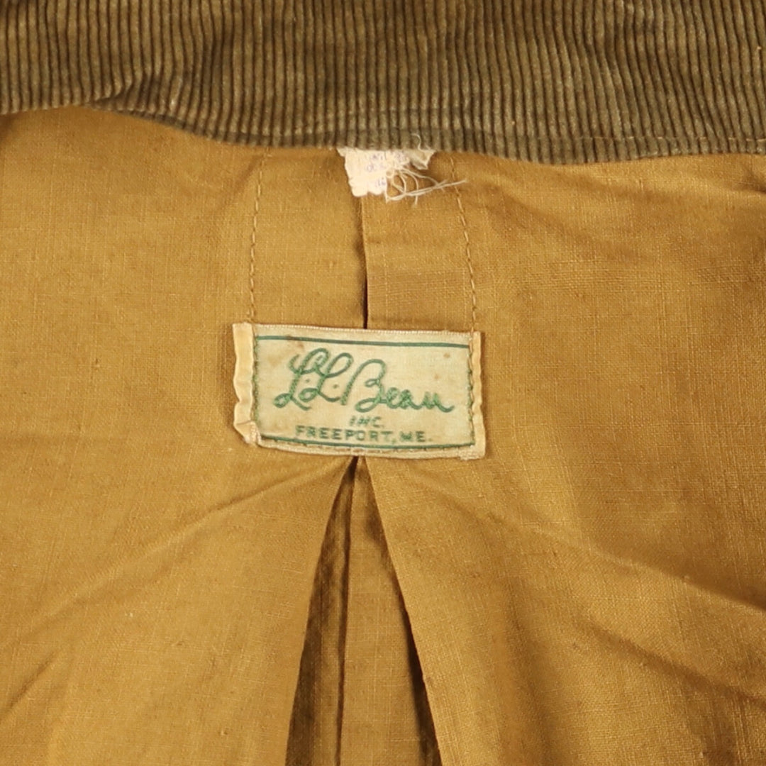 60s-70'S LLBean Cursive Tag Duck Hunting Jacket Men's XL Vintage /evb005034