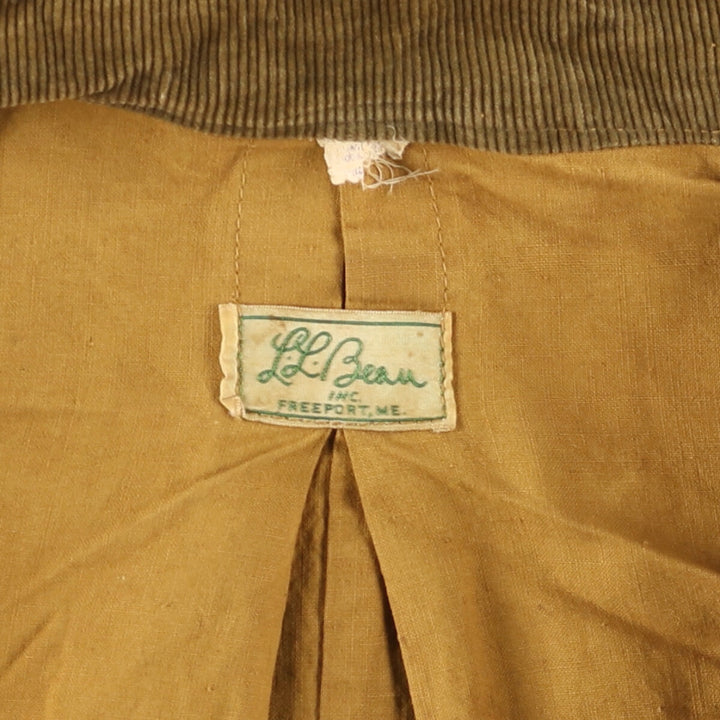 60s-70'S LLBean Cursive Tag Duck Hunting Jacket Men's XL Vintage /evb005034