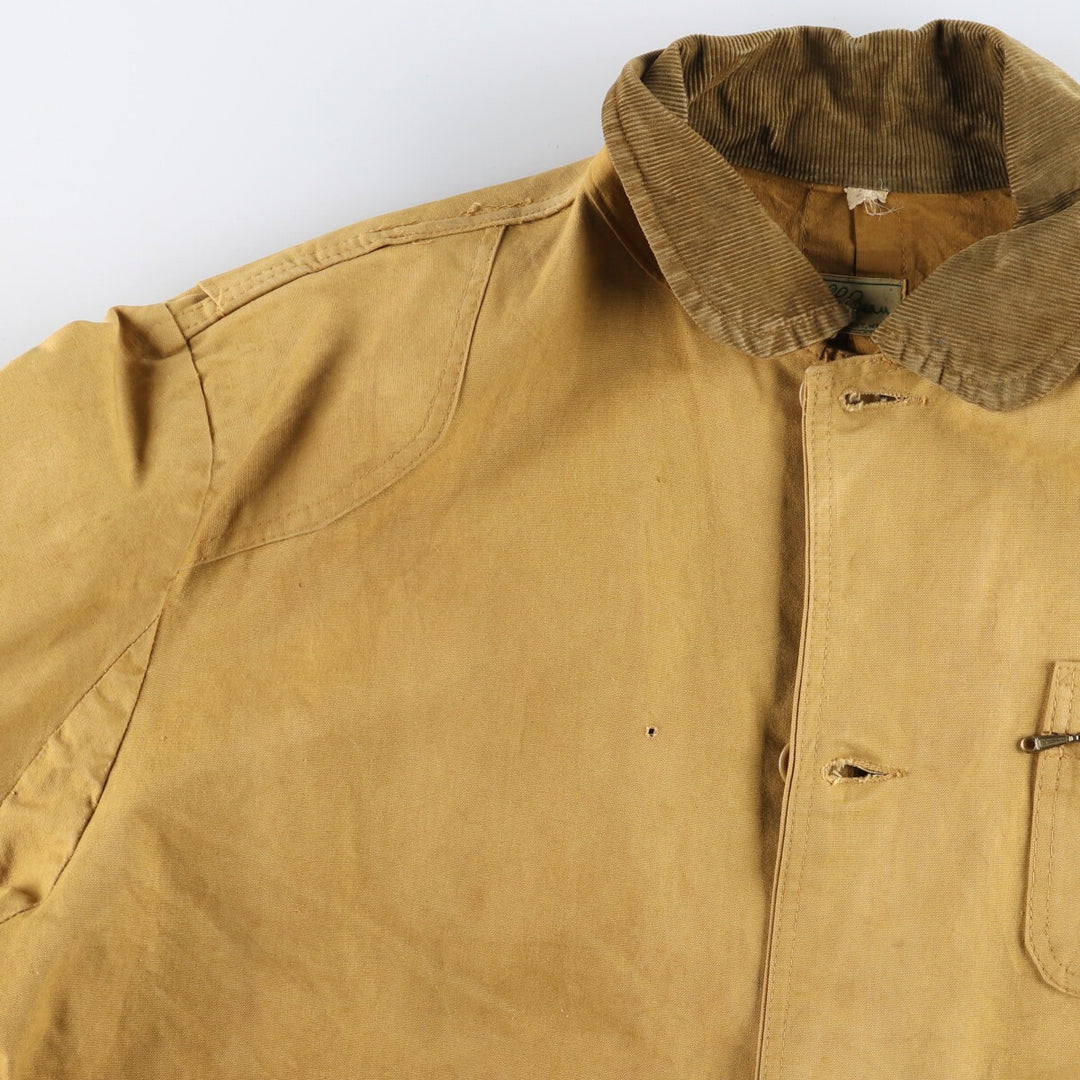 60s-70'S LLBean Cursive Tag Duck Hunting Jacket Men's XL Vintage /evb005034
