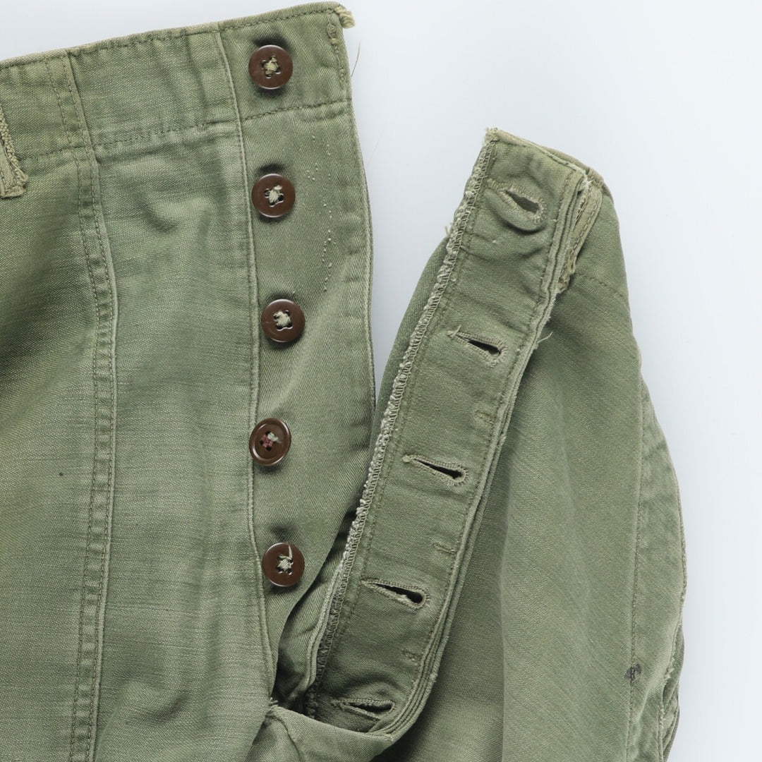 1960'S US military early model military baker pants made in USA men's w31 vintage /evb005082