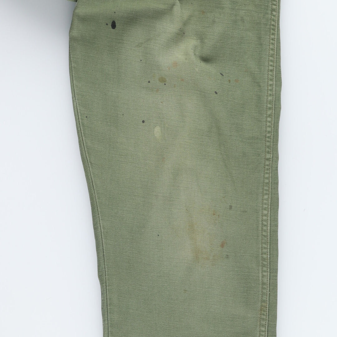 1960'S US military early model military baker pants made in USA men's w31 vintage /evb005082