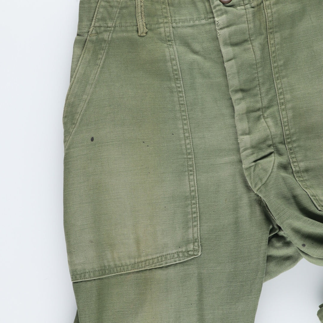 1960'S US military early model military baker pants made in USA men's w31 vintage /evb005082