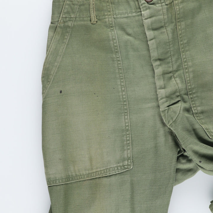 1960'S US military early model military baker pants made in USA men's w31 vintage /evb005082