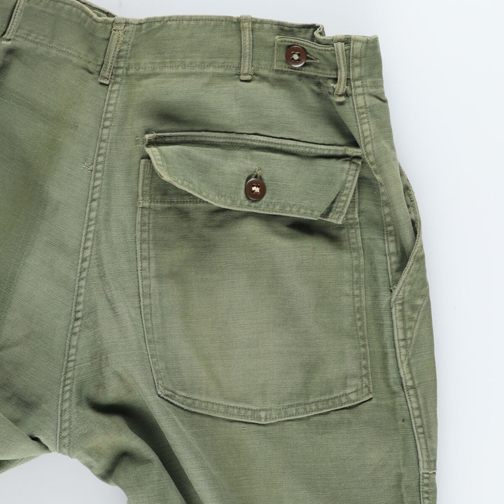 1960'S US military early model military baker pants made in USA men's w31 vintage /evb005082