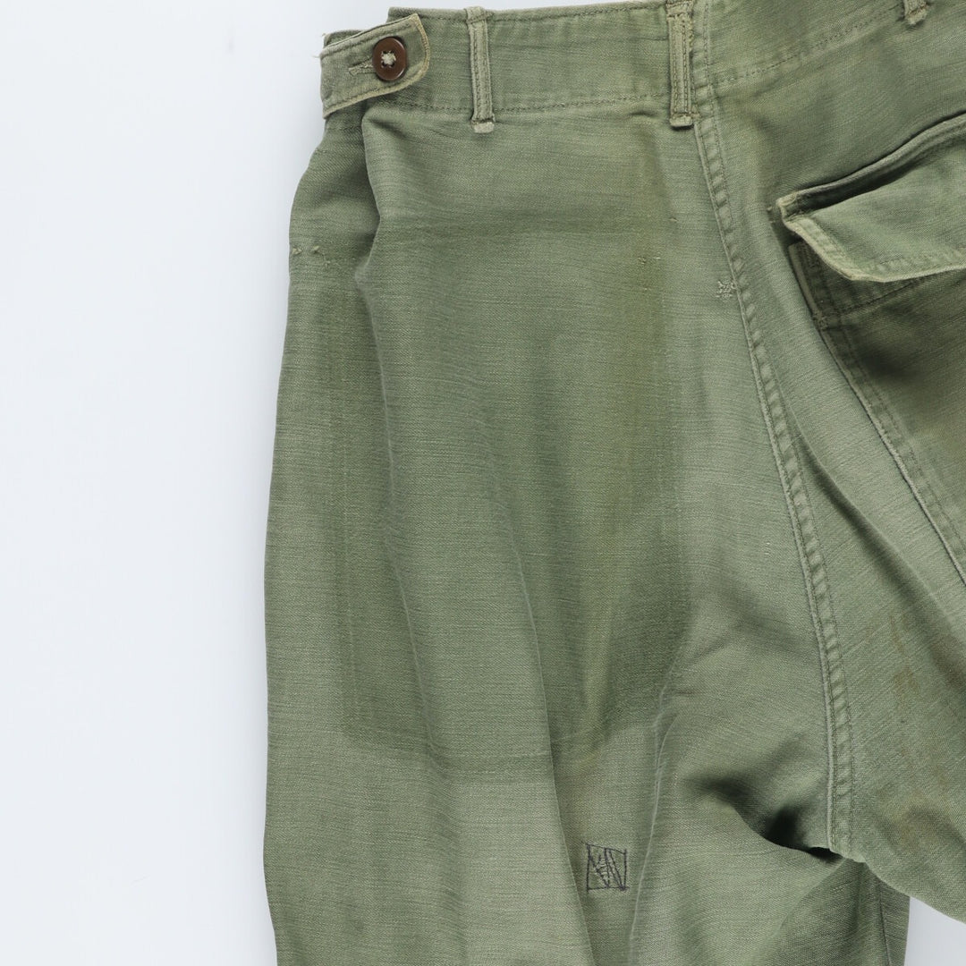 1960'S US military early model military baker pants made in USA men's w31 vintage /evb005082
